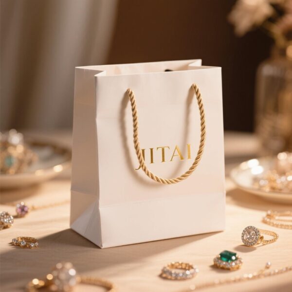 PB001 Premium White Gift Bag for Jewelry 2